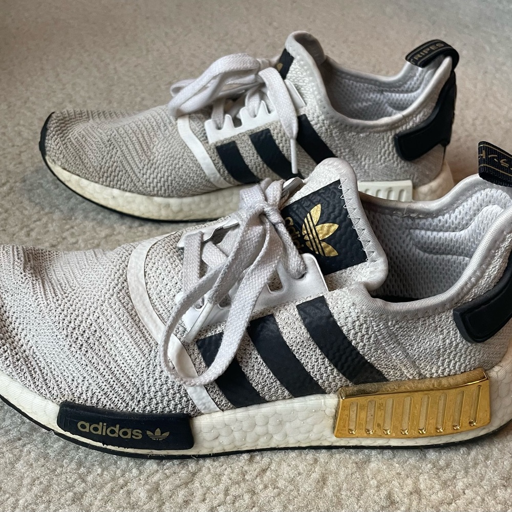 adidas Men's Athletic Shoes - Black and White